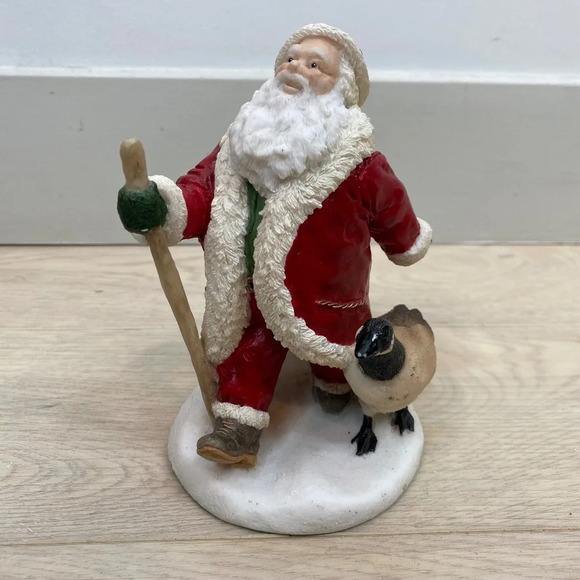 United Design Legend of Santa Claus Christmas Outing 1996 Goose Walking Stick - Picture 1 of 8